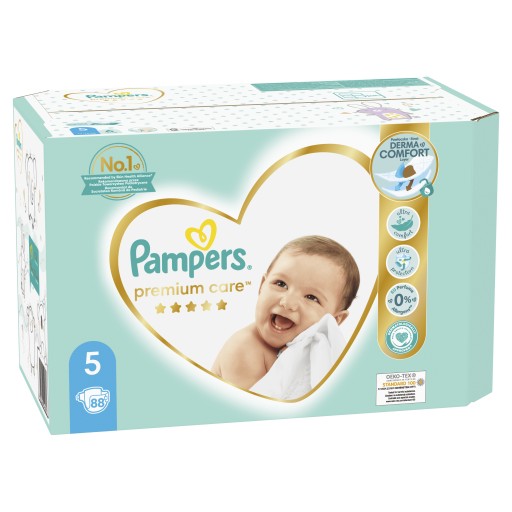 pieluchy pampers premium care rozmiar 1 new baby 88szt