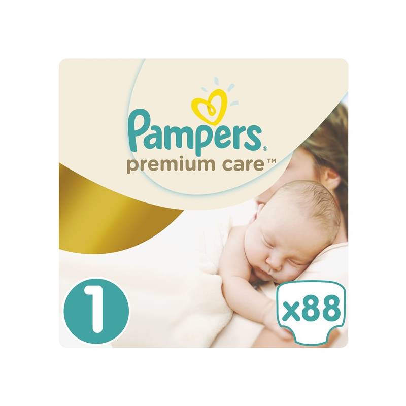 pieluchy pampers premium care rozmiar 1 new baby 88szt