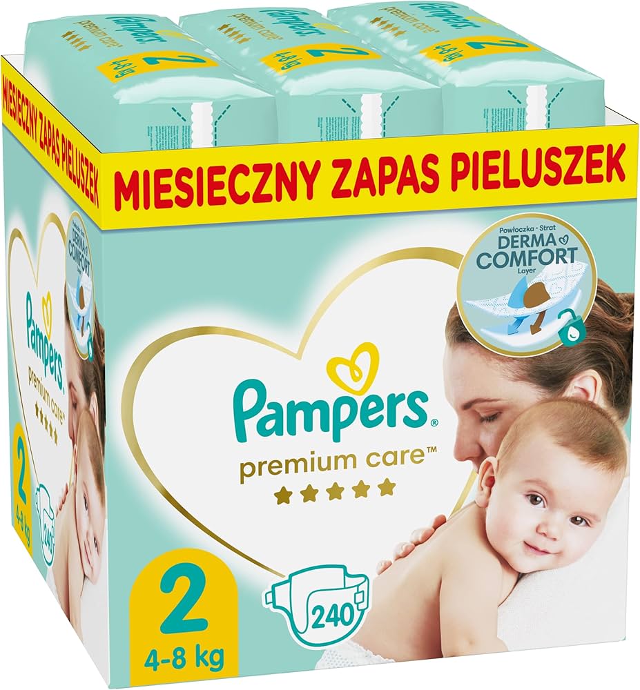 pieluchy pampers premium care xxl 2 mini 3-6 kg 240szt