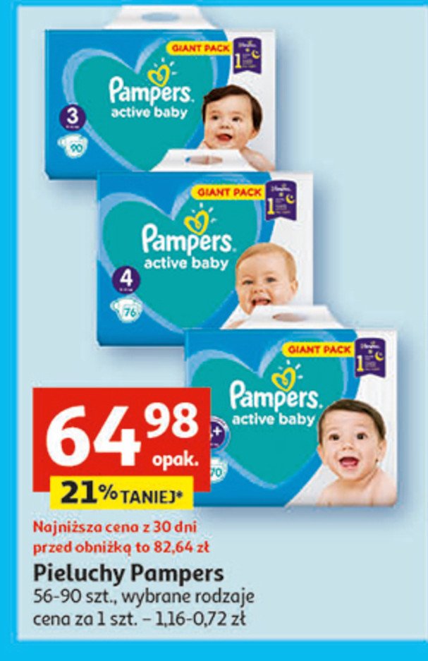 pieluchy pampers promocja real