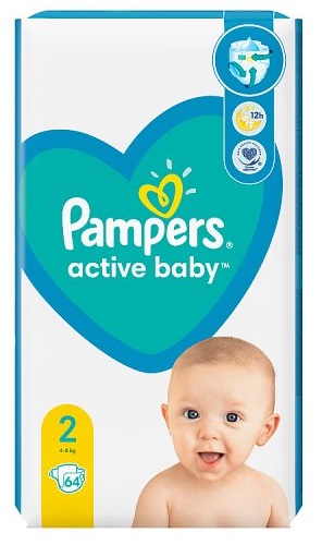 pieluszki pampers 2 mega pack 228