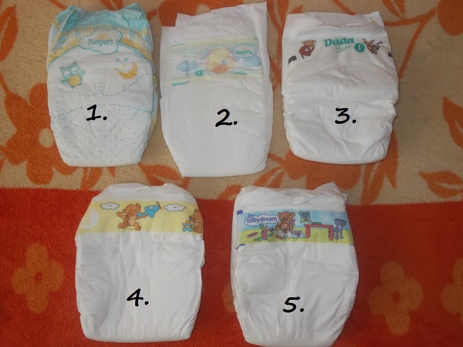 pierwsze pieluchy pampers