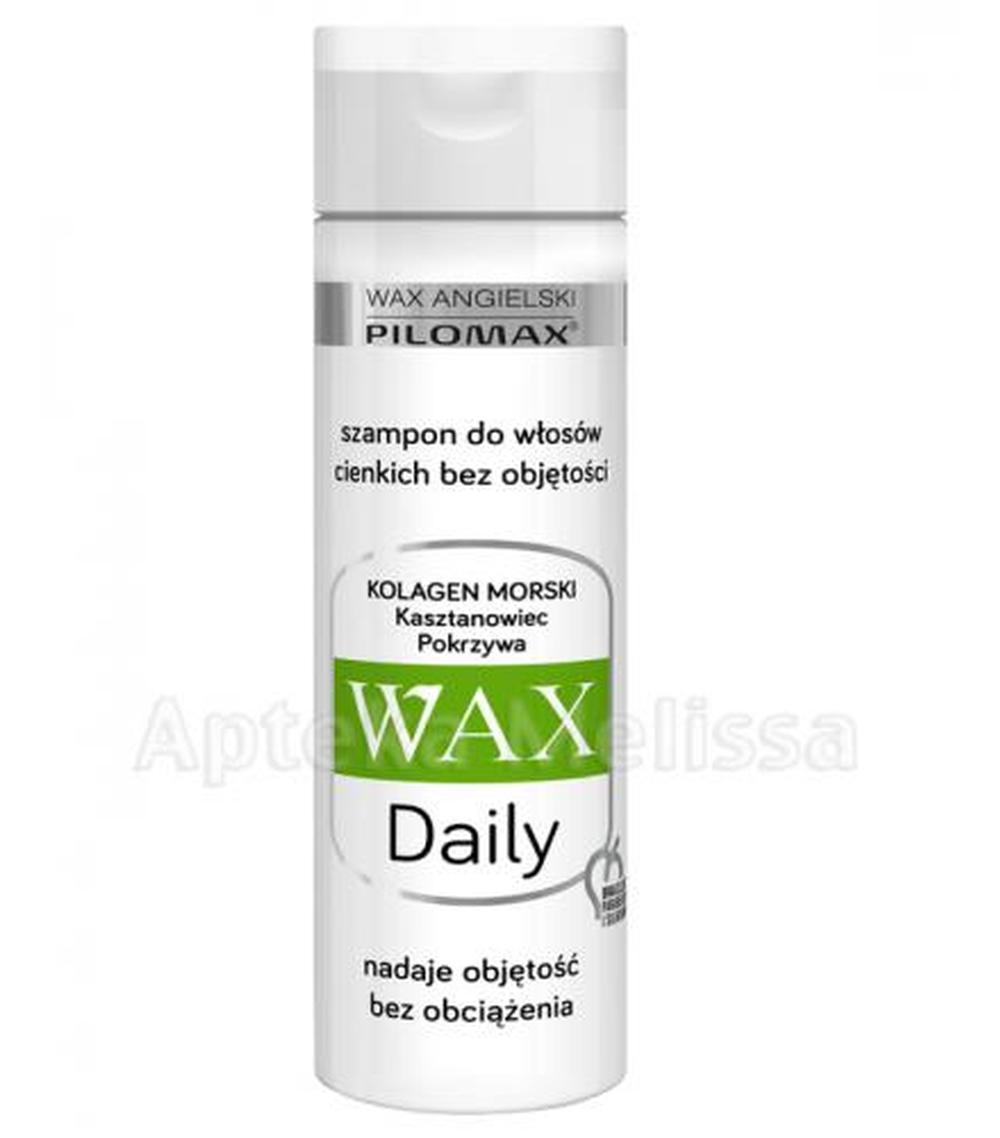 pilomax wax daily szampon do włosów cienkich bez objętości