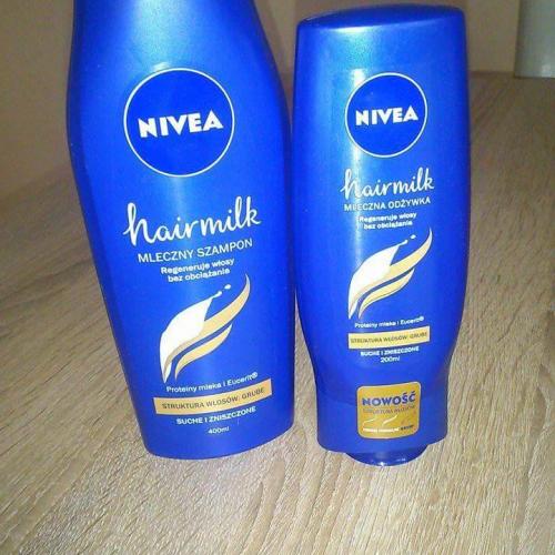 promocja nivea hairmilk mleczna odżywka do włosów o strukturze grubej