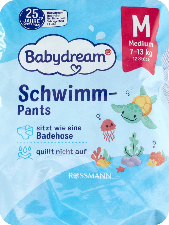 rossmann pieluchy do pływania pampers