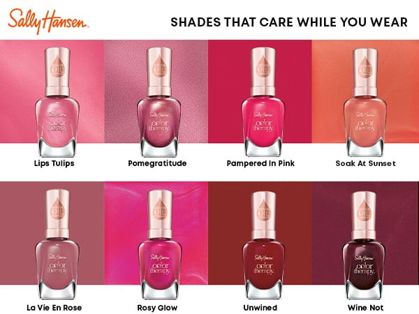 sally hansen color therapy pampered in pink