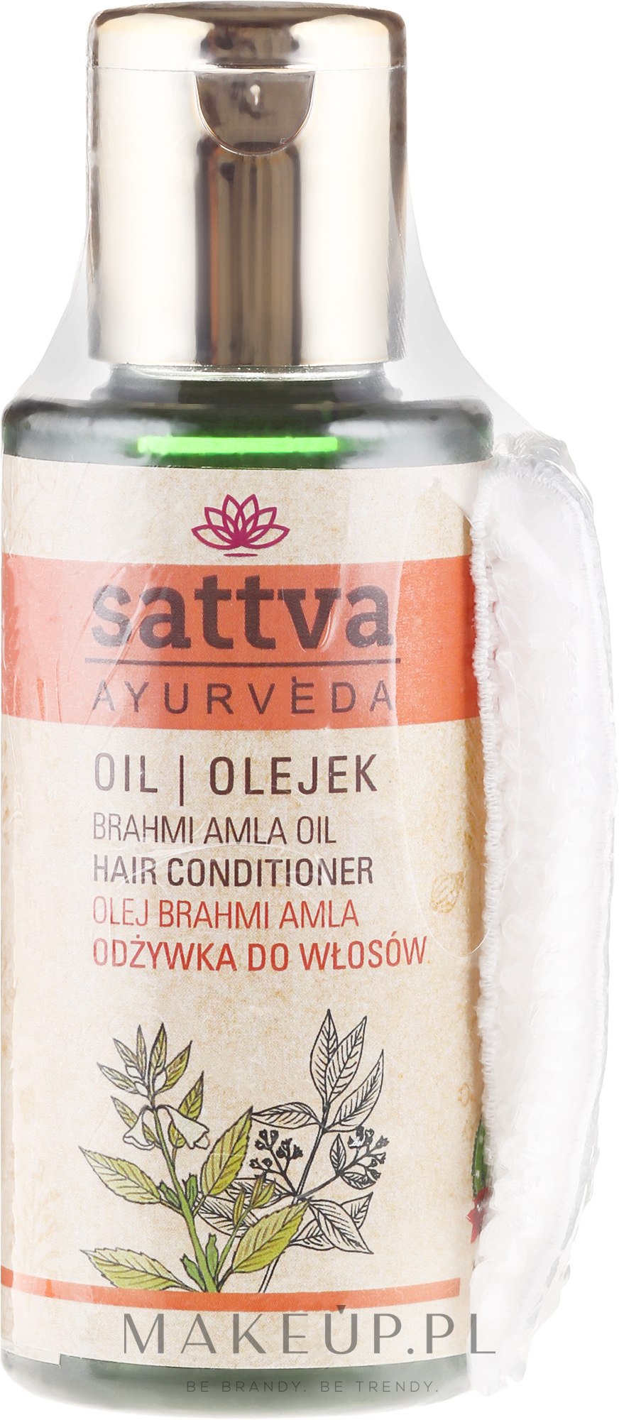 sattva ayurveda olejek do włosów brahmi amla oil hair conditioner