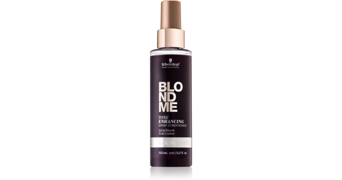 schwarzkopf blondme odżywka w sprayu do włosów zimny blond