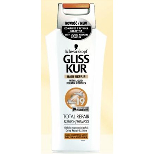 schwarzkopf gliss kur total hair repair szampon skład