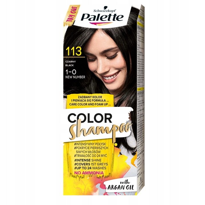 schwarzkopf palette color shampoo szampon koloryzujący do 24 myć blond