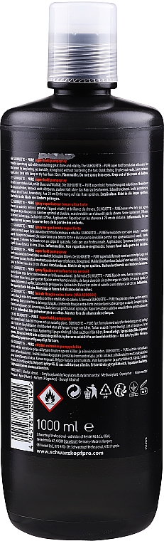 schwarzkopf silhouette super hold pumpspray 1000ml w lakier do włosów