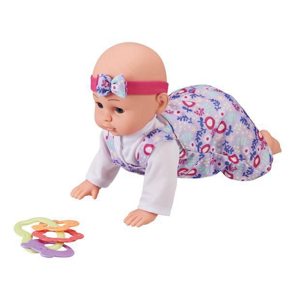 screwed toy crawling baby in pampers