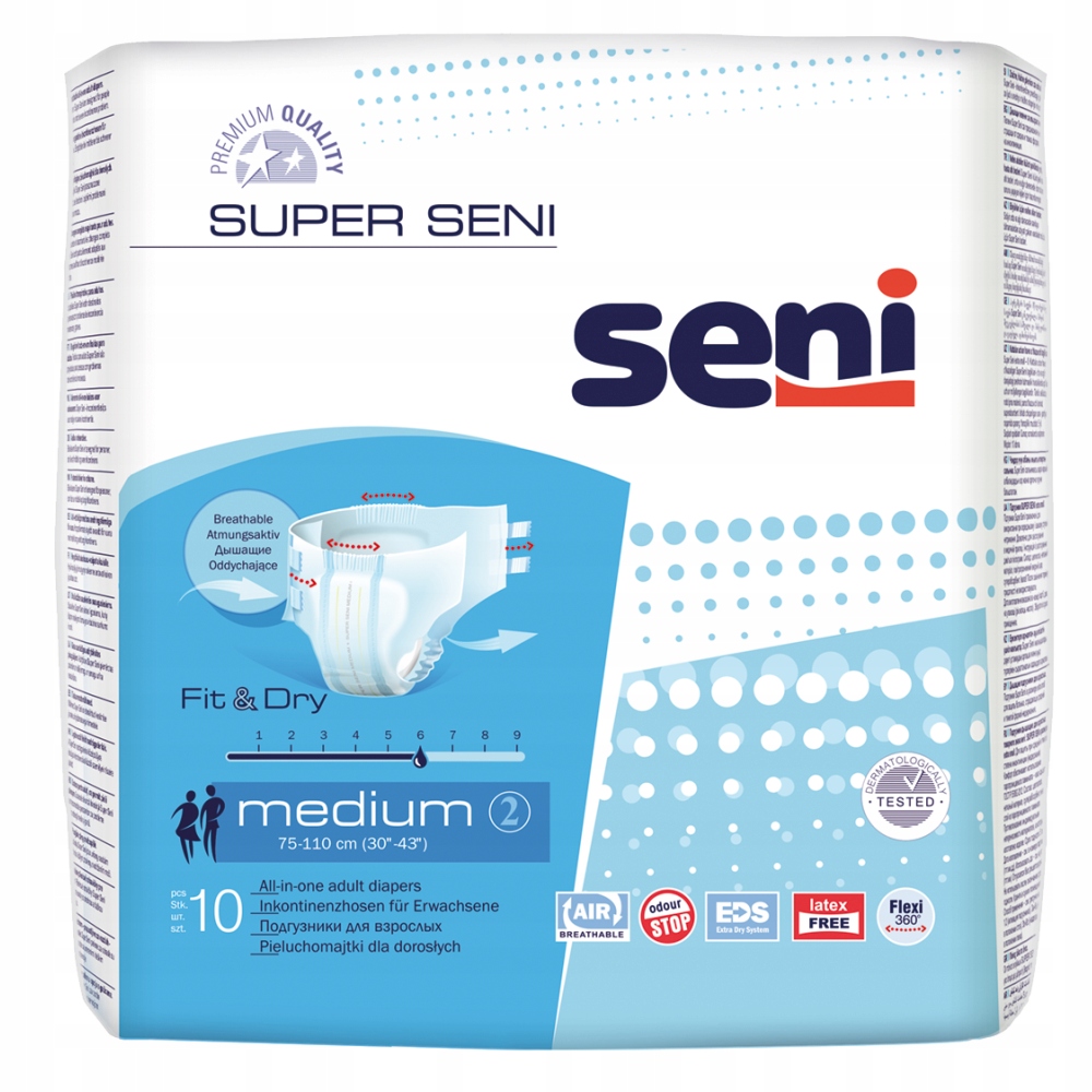 seni super 6 pieluchy