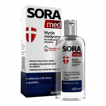 sora płyn szampon wszawica 100 100ml cena