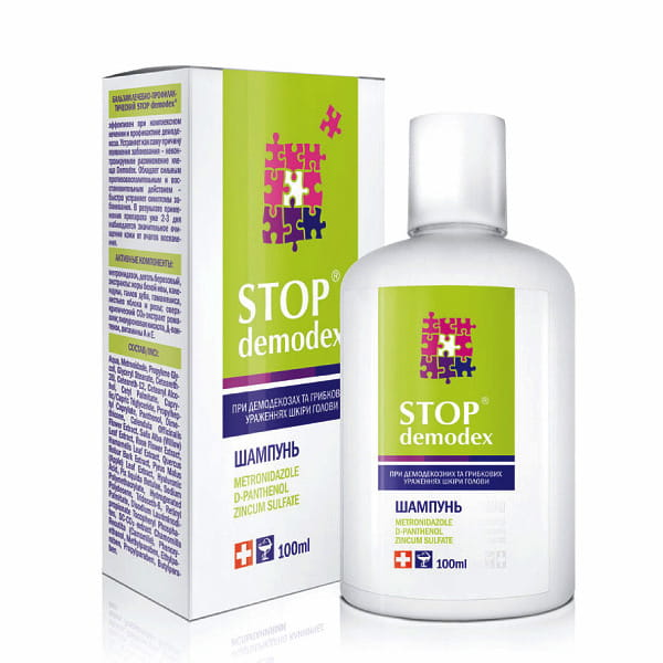 stop demodex szampon do włosów 100ml