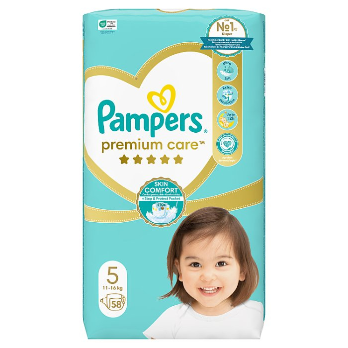 suchy pampers przez pół dnia i dziecka