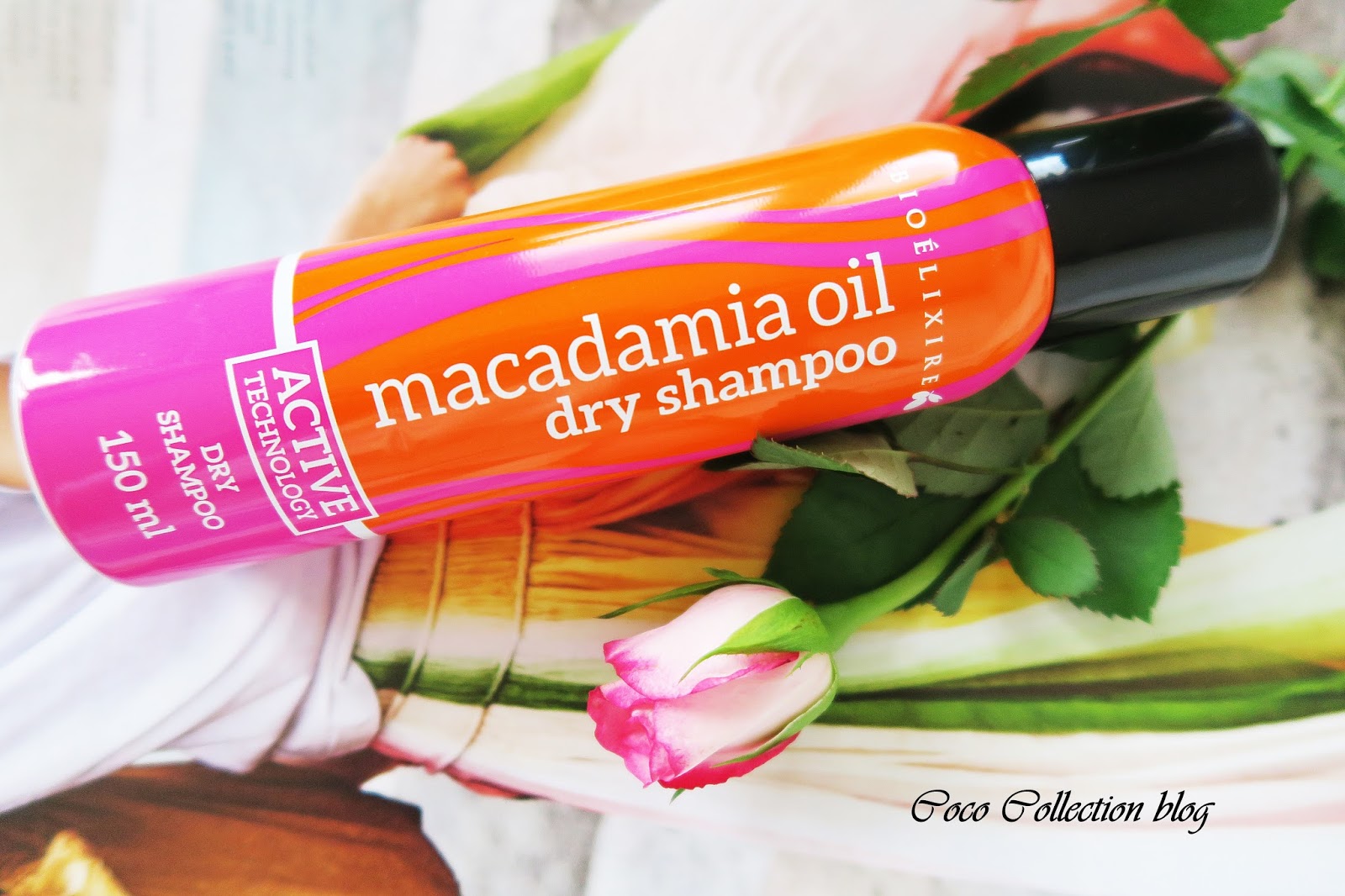 suchy szampon macadamia oil bioelixire