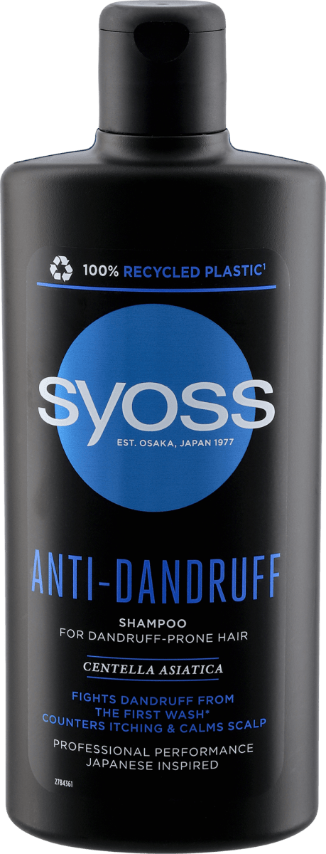 syoss anti-grease anti-dandruff szampon 500 ml cena