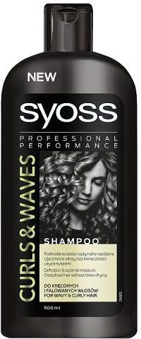 syoss curls & waves szampon wygładzający włosy bez wysiłku