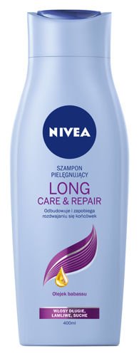 szampon do włosów nivea long repair opinie