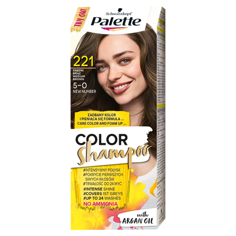 szampon do włosów palette średni blond