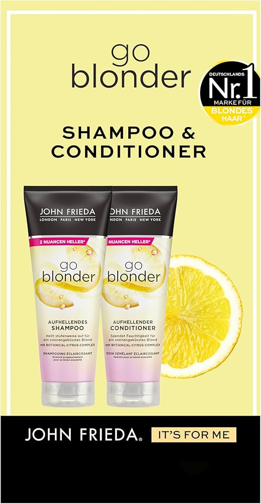 szampon i odżywka go blonder john frieda