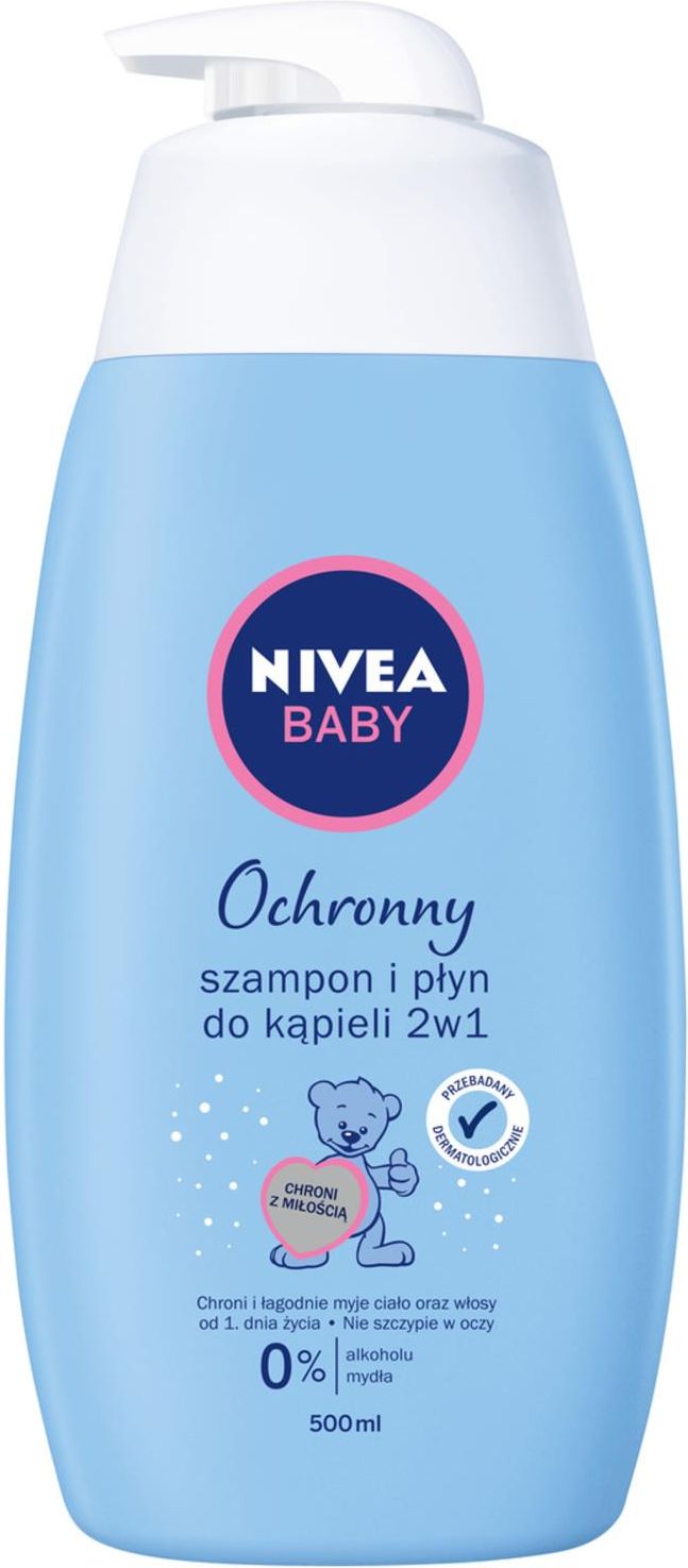 szampon i płyn do kąpieli nivea baby