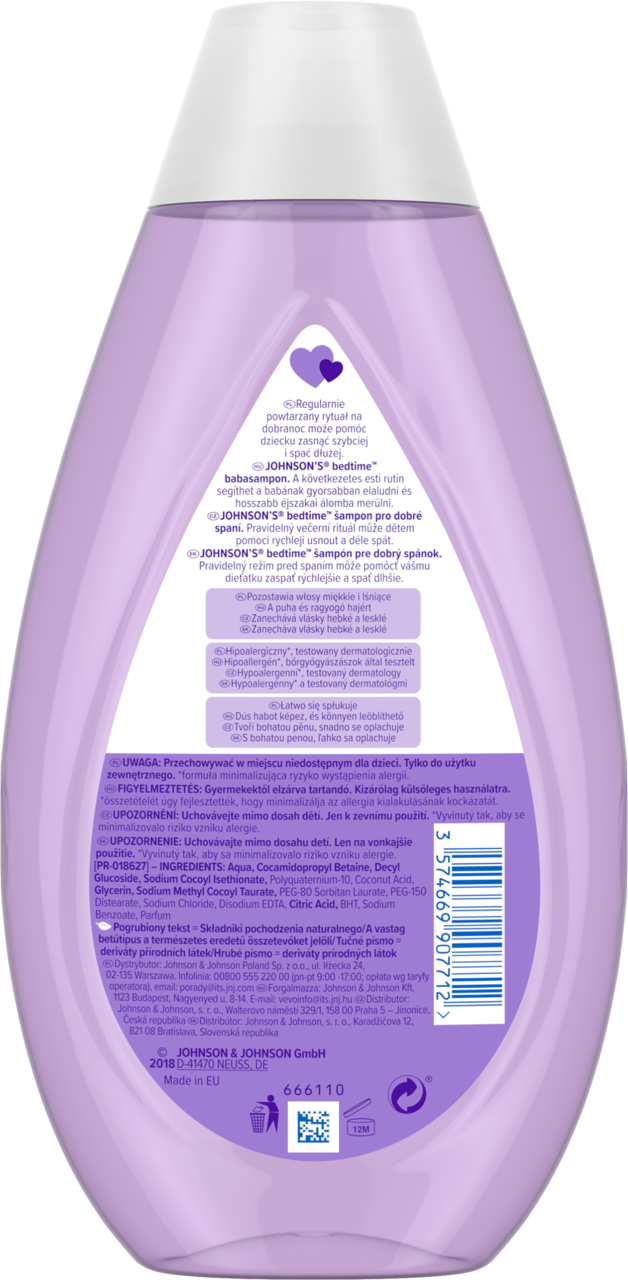 szampon johnson baby z ekstratem z lawendy rossmann