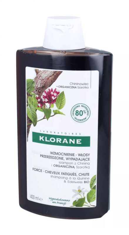 szampon klorane z chininą 400 ml ceneo