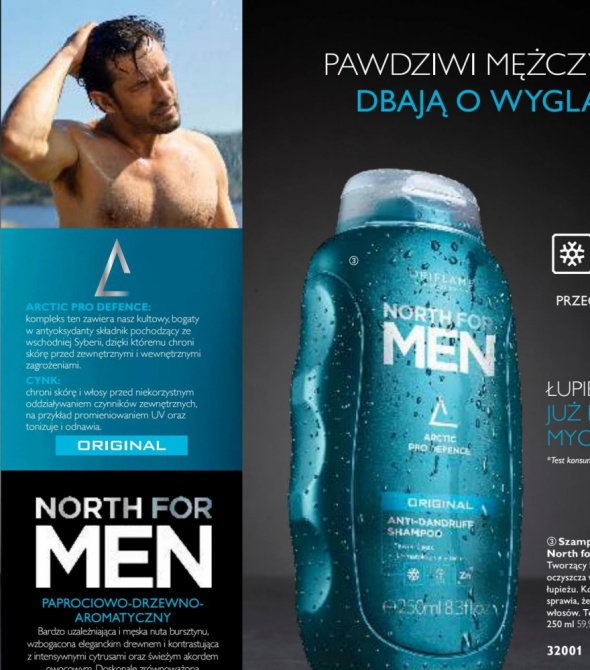 szampon przeciwłupieżowy north for men original