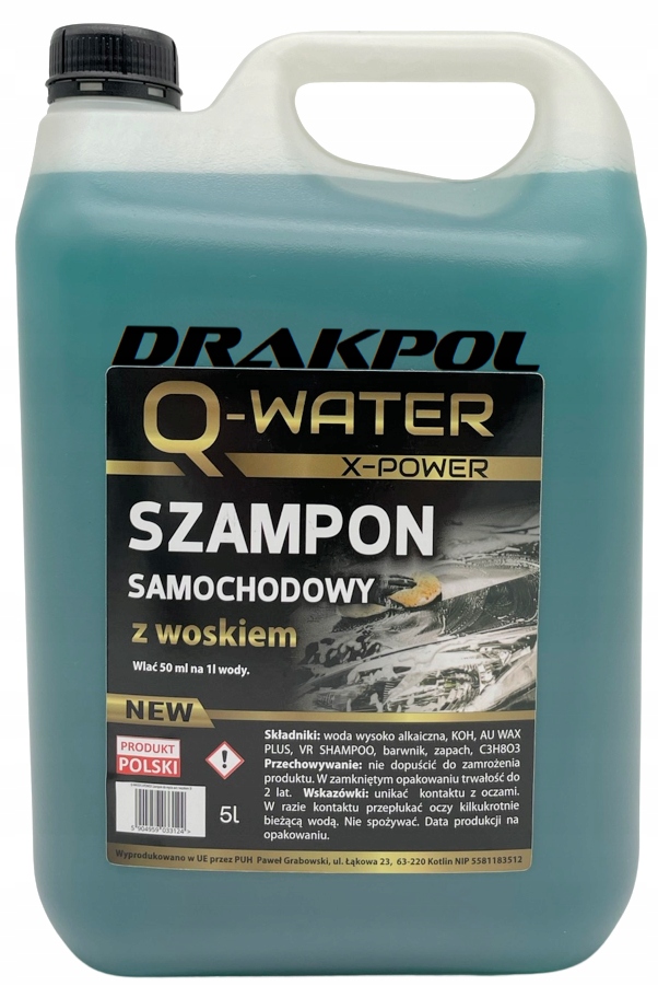 szampon z woskiem 5l