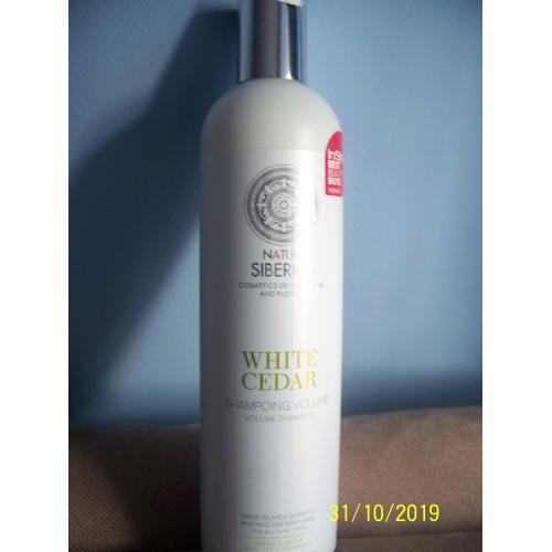 szampon zwiększający objętość biały cedr