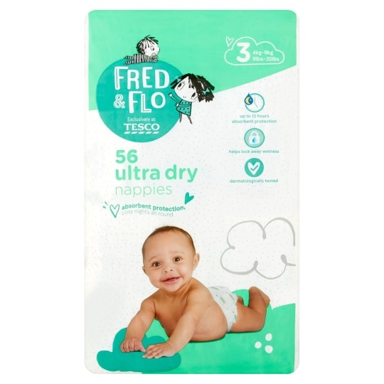 tesco pieluchy fred flo 3