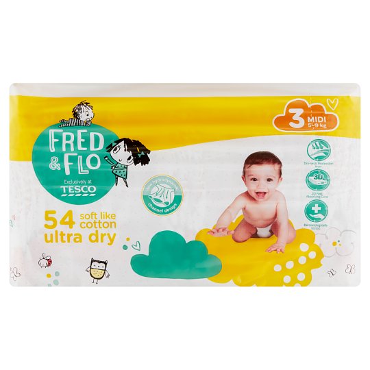 tesco pieluchy fred flo 3