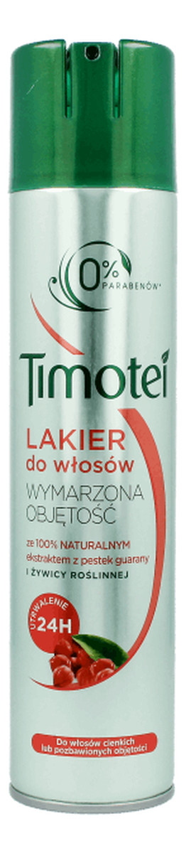 timotei lakier do włosów wymarzona objętość leclerc