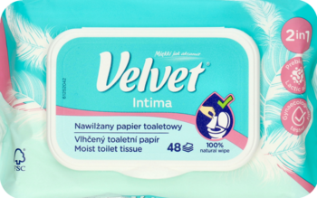 velvet chusteczki nawilżane pure cena rossmann