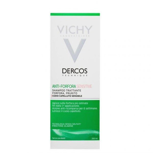 vichy dercos szampon przeciwłupieżowy skóra wrażliwa 200 ml