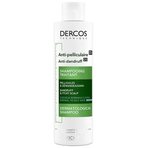 vichy dercos szampon przeciwłupieżowy włosy suche 390ml