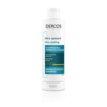 vichy dercos szampon ultrakojący włosy suche 200ml