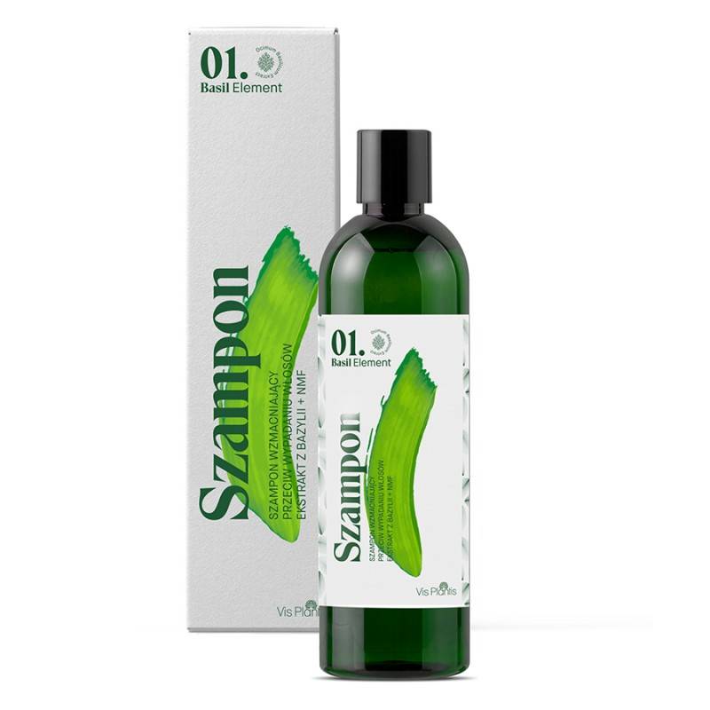 visplantis basil element szampon wzmacniający ekstrakt z bazylii nmf