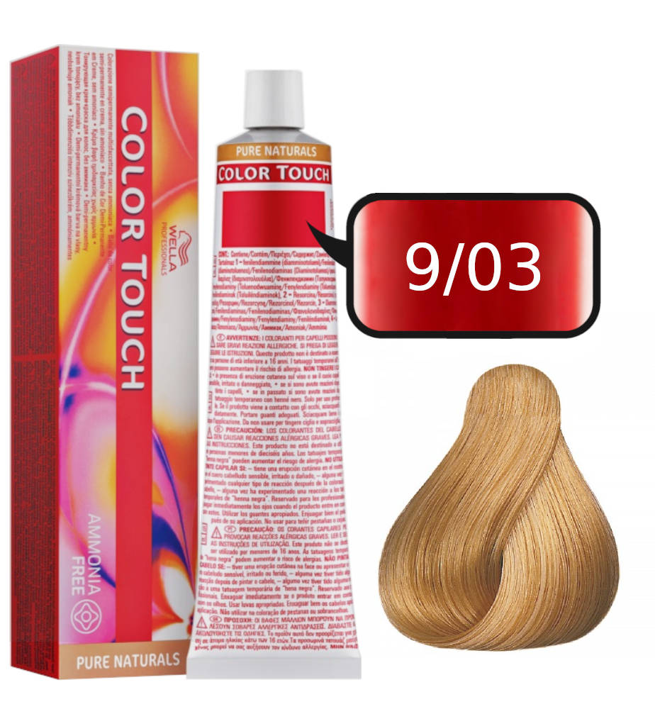 wella color touch kolor natiralny szampon k