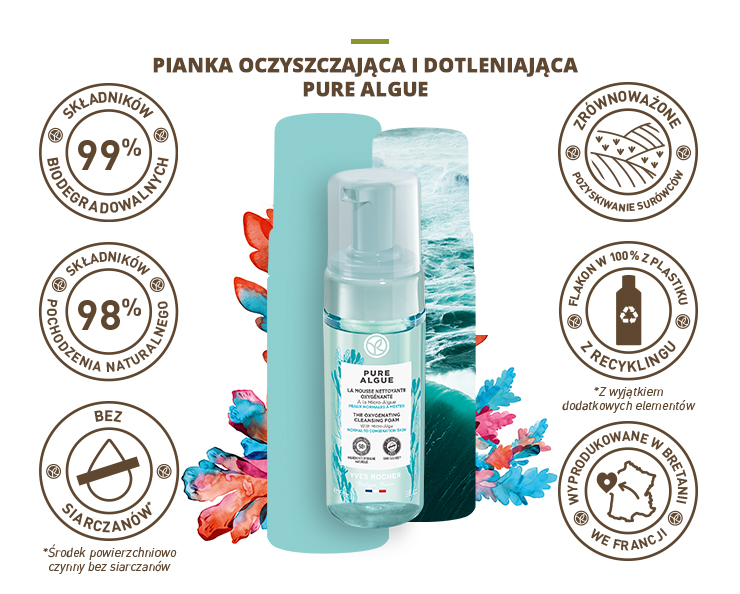 yves rocher pianka do mycia twarzy