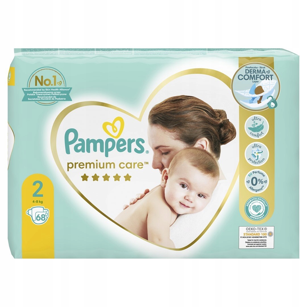 zestaw pampers 1 2