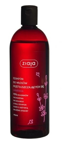 ziaja lawendowy 500ml szampon do włosów przetłuszczających się