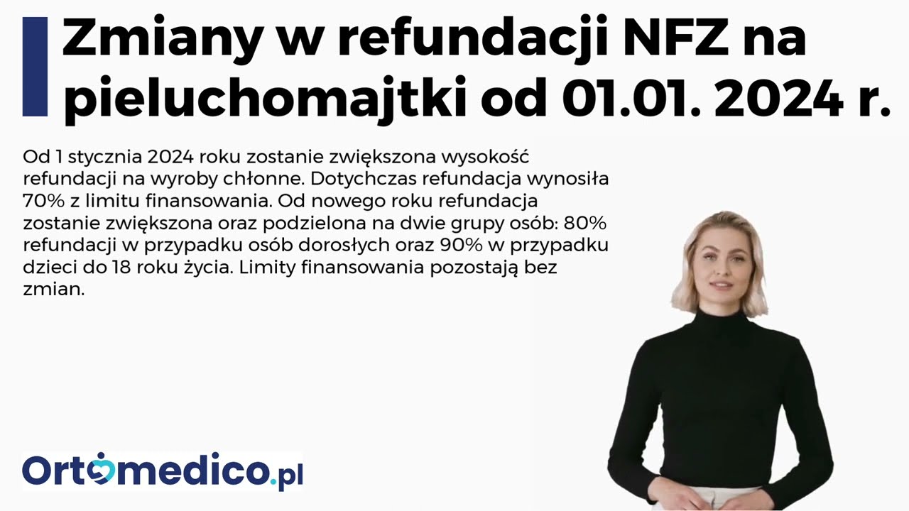 zmiany w refundacji pieluchomajtek